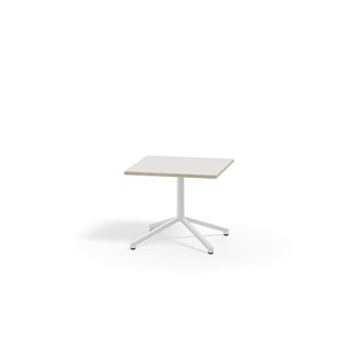 Bord Pilare akustiklaminat 70x70 cm vitt stativ