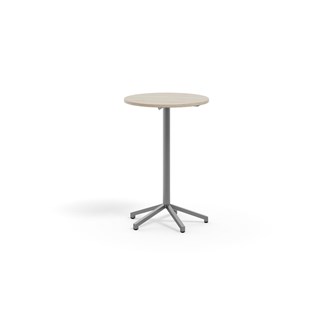 Bord Pilare akustiklaminat ø 70 cm silverstativ