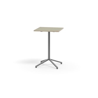 Bord Pilare akustik linoleum 70x70 cm silverstativ