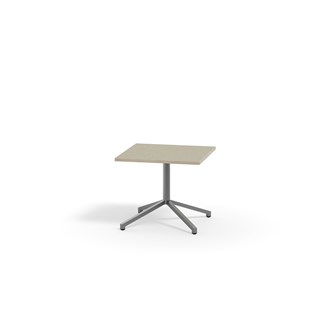 Bord Pilare akustik linoleum 70x70 cm silverstativ