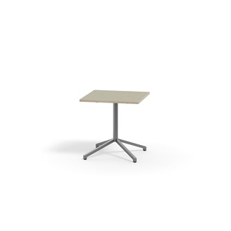 Bord Pilare akustik linoleum 70x70 cm silverstativ