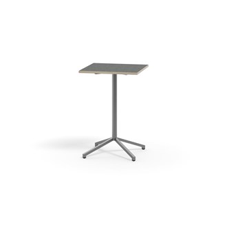 Bord Pilare akustik linoleum 70x70 cm silverstativ