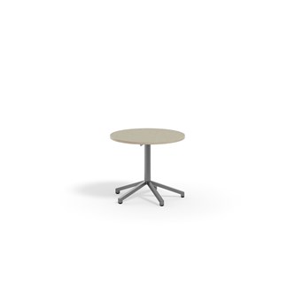 Bord Pilare akustik linoleum ø 70 cm silverstativ