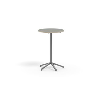 Bord Pilare akustik linoleum ø 70 cm silverstativ