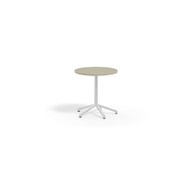 Bord Pilare akustik linoleum ø 70 cm vitt stativ