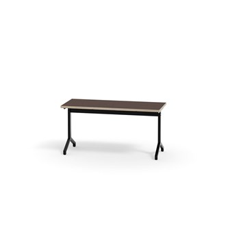 Bord Pilare akustiklaminat 120x50 cm svart stativ