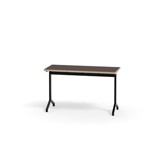 Bord Pilare akustiklaminat 120x50 cm svart stativ