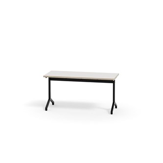 Bord Pilare akustiklaminat 120x50 cm svart stativ