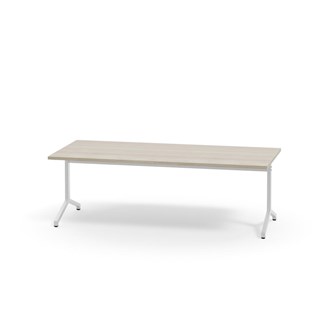 Bord Pilare akustiklaminat 180x80 cm vitt stativ