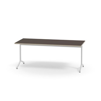 Bord Pilare akustiklaminat 180x80 cm vitt stativ