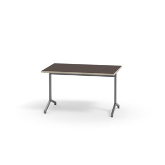 Bord Pilare akustiklaminat 120x80 cm silverstativ