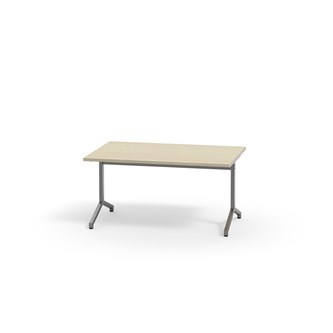 Bord Pilare akustiklaminat 120x80 cm silverstativ