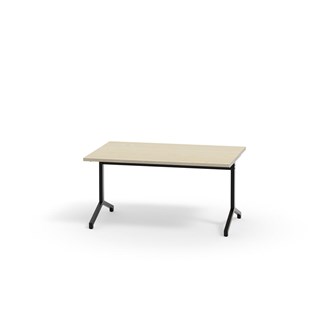 Bord Pilare akustiklaminat 120x80 cm svart stativ