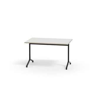 Bord Pilare akustiklaminat 120x80 cm svart stativ