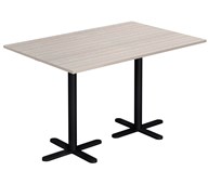Pelarbord Cross X 120x80 cm HT svart stativ