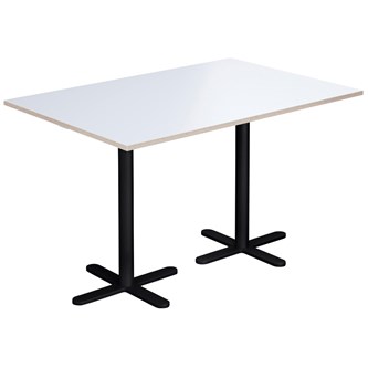 Pelarbord Cross X 120x80 cm HT svart stativ