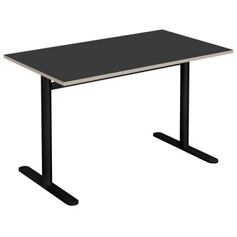 Pelarbord Cross T 120x60 cm HT svart stativ