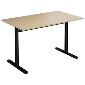 Pelarbord Cross T 120x60 cm HT svart stativ