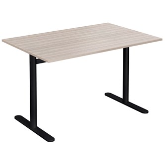 Pelarbord Cross T 120x80 cm HT höjd 72 cm svart stativ