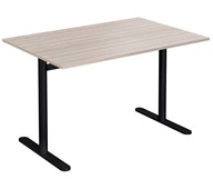 Pelarbord Cross T 120x80 cm HT höjd 72 cm svart stativ