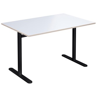 Pelarbord Cross T 120x80 cm HT höjd 72 cm svart stativ