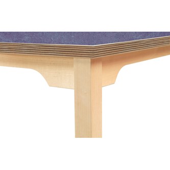 Bord Maria akustik linoleum björk 160x80 cm