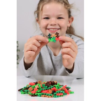 PLUS-PLUS Djungelfärger, 1200 delar