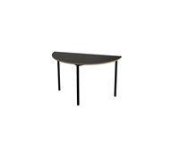 Bord Multiflex BX X halvrunt ø 120 höjd 90 cm svart stativ