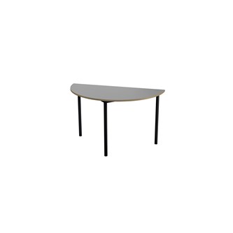 Bord Multiflex BX X halvrunt ø 120 höjd 72 cm svart stativ