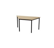 Trapetsbord Multiflex BX X 140x70x70 höjd 72 cm svart stativ