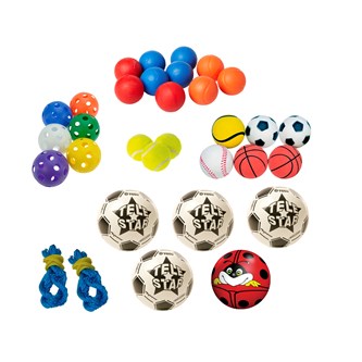 Blandad bollsats 30-pack inkl. förvaring
