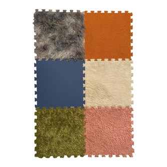 Taktil pusselmatta, 6 delar