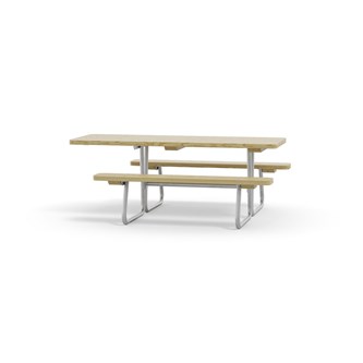 Rörvik picknickbord tillgänglighetsanpassad furu 195x70 H72 cm
