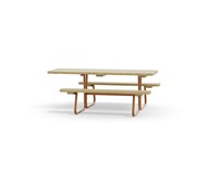 Rörvik picknickbord tillgänglighetsanpassad furu 195x70 H72 cm
