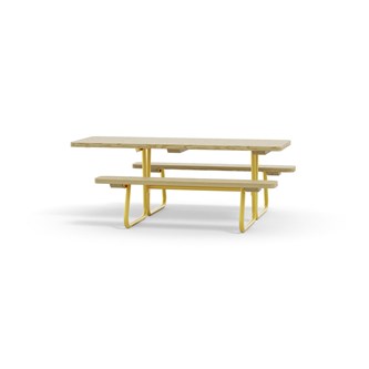 Rörvik picknickbord tillgänglighetsanpassad furu 195x70 H72 cm