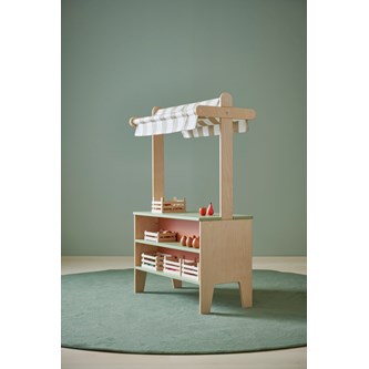 Playwood marknadsstånd färg