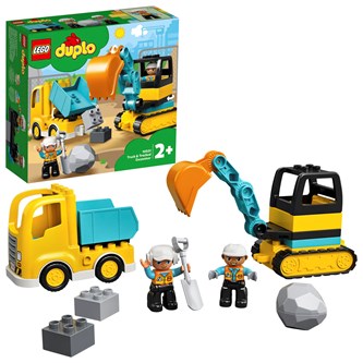 LEGO® DUPLO® Lastbil och grävmaskin