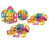 Magnet blandade former, 156 delar