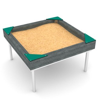 Recycled:play sandlåda rektangulär 1482