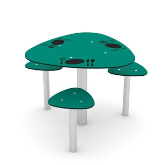 Recycled:play bord med sittplatser 0816