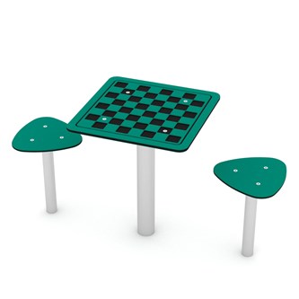 Recycled:play schackbord med pallar 0817