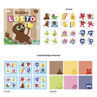 Babblarna Babbas Lotto, verb