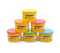 Mjuk lera neonfärger 6-pack