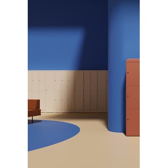 Skolskåp Novis plant tak 1:1 B30