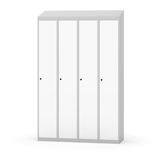 Skolskåp Novis sluttande tak 1:4 B120