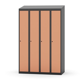 Skolskåp Novis sluttande tak 1:4 B120