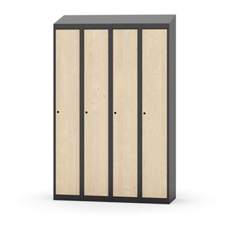 Skolskåp Novis sluttande tak 1:4 B120