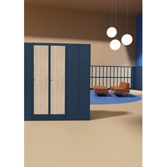 Skolskåp Novis plant tak 2:2 B60