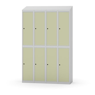 Skolskåp Novis sluttande tak 2:4 B120