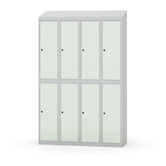 Skolskåp Novis sluttande tak 2:4 B120